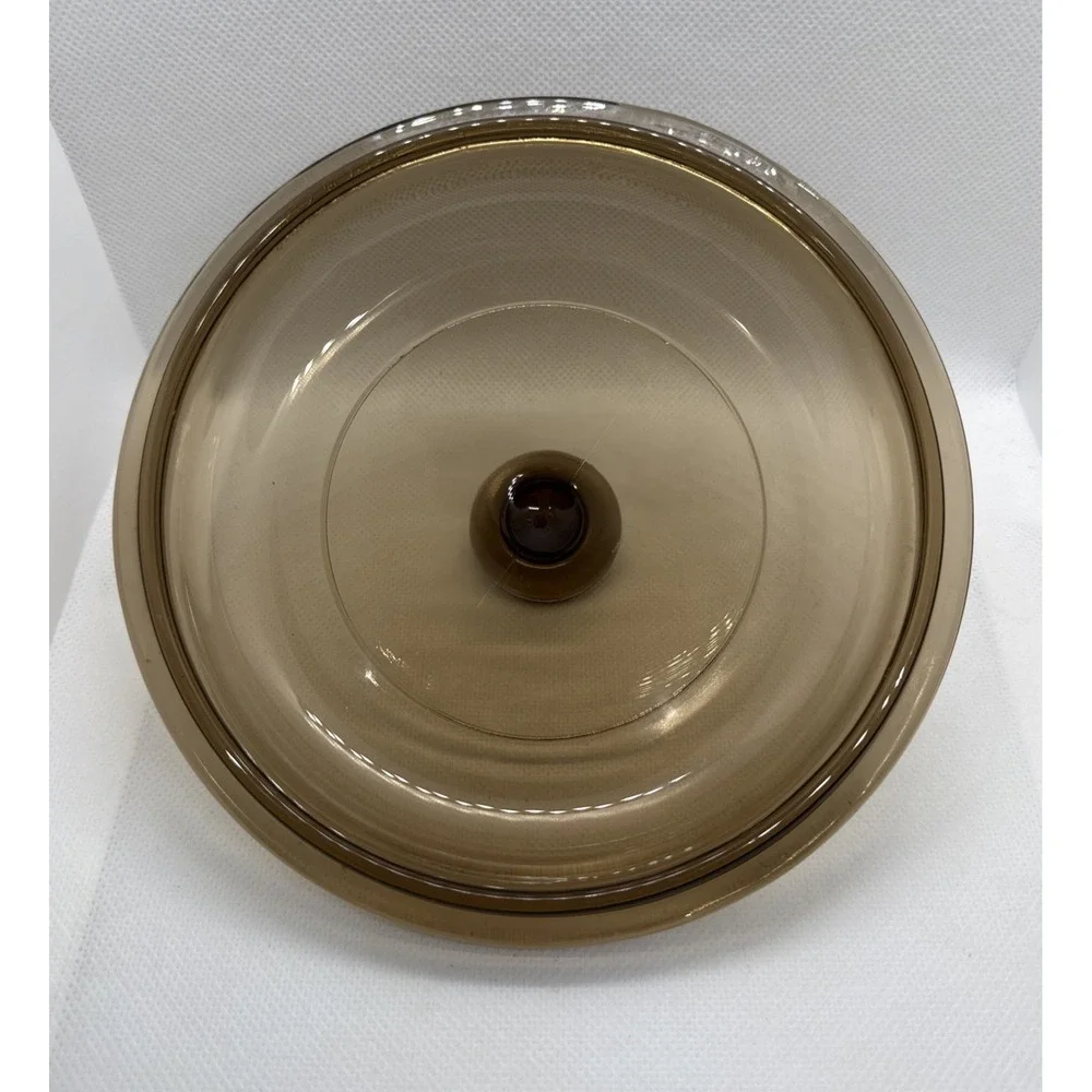 Corning Ware Pyrex‎ Vision Cookware V-1-C  Amber  smoked Lid Only Replacement